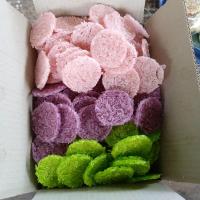 ราคา ขนมนางเล็ดแผ่นดิบข้าวแต๋นแผ่นดิบนํ้าแตงโม สีขาวขนาด6ซ ม180แผ่น2กิโลกรัม150บาท (22880940624)