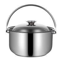 ราคา หม้อต้ม หม้อซุป หม้ออเนกประสงค์หม้อสตูวทรงสูง หม้อหุงต้ม ขนาด 25 ซม หม้อสตูว์ หม้อสตูวสแตนเลส หม้อสแตนเลส (19042140044)