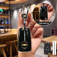 ราคา เคสกุญแจรถ CHEVROLET ซองกุญแจพับสำหรับรถยนต์ Colorado Sonic Cruze Orlando Captiva Malibu เคสกุญแรถยนต์ (22623983717)