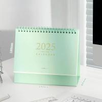 ราคา 2025 Desk Calendar Monthly Planner Vintage Paper Design Office Table Organizer Desktop Schedule Retro Punch Card Daily Planner (22884052828)