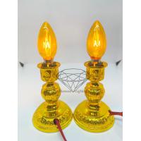 ราคา หลอดเชิงเทียนไฟฟ้า หลอดศาลเจ้า หลอดจำปา 220V 10W ประหยัดไฟ ขั้วเขี้ยว B15 มี 2 สี เหลือง และ สีแดง (20909131230)