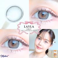 ราคา คอนแทคเลนส์ ขนาดกลาง Brown Gray Almond Layla Montra (22032444310)
