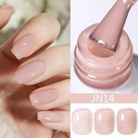 ราคา BORN PRETTY Transparent Jelly Nude Gel Nail Polish 10ml Sheer Glitter Crystal Varnis Semi Permanent for Nail Art DIY at Home (21177717985)