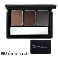 ราคา ที่เขียนคิ้วแบบฝุ่น มิสทีน บราวส์ ซีเคร็ท เบอร์ EB1 น้ำตาล ดำ Mistine Brows Secret Compact Eyebrow No EB1 Brown Black EB2 EB3 (22984436593)
