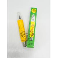 ราคา หลอดเชิงเทียนไฟฟ้า หลอดเทียนเต้น หลอดเทียน ลายมังกร 220V 15W ประหยัดไฟ ขั้วเขี้ยว B15 หลอดยาว มี 2 สี เหลือง และ สีแดง (20907687546)