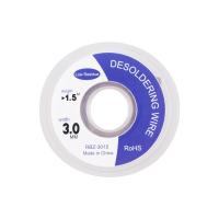 ราคา 1 ชิ้น 3 มิลลิเมตรกว้าง 1 5 เมตรความยาวลวดบัดกรี Desoldering Braid เชื่อม Solder Remover Wick ลวดสายไฟ Flux BGA ซ่อมเครื่องมือ (23040714876)