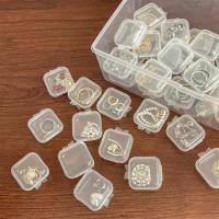 ราคา 20 ชิ้น กล่องเก็บของขนาดเล็ก กล่องพลาสติกใส ตลับใสมินิ ตลับเก็บเครื่องประดับ ทรงสี่เหลี่ยม ขนาดพกพา (23024532717)