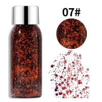 ราคา LilyBeatuy พร้อมส่ง กากเพชรติดหน้าเลื่อมเจลใบหน้าร่างกายแวววาวเจลอายแชโดว์ของเหลวเพชรเลื่อมเจลเวทีแต่งหน้า DIY เลื่อม Glitter For Face (15880515164)