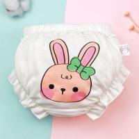 ราคา แมวใหญ่โชคดี ชุดชั้นในผ้าฝ้ายนิ่มสำหรับเด็กพิมพ์ลายการ์ตูนน่ารักระบายอากาศได้สีพื้นกางเกงชั้นในแบบแฟชั่น (21022618038)