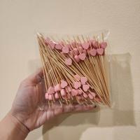 ราคา พร้อมส่ง ไม้จิ้มผลไม้ ไม้จิ้มอาหาร ไม้จิ้มลำไย 12 ซม 100ชิ้น (22844275461)
