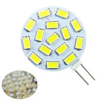 ราคา 15หลอดไฟ LED G4 LED PCB 5730SMD 12V Ac dc 24V DC 3000 6000K หลอดไฟไฟตกแต่งบ้าน (22397425024)