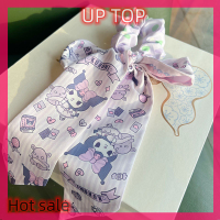 ราคา ขึ้นด้านบน ของหวานขายดี Sanrio Headrope Melody Kuromi Cinnamoroll ริบบิ้นตุ๊กตาลำไส้ใหญ่ใหญ่หางม้าสูงวงผมเครื่องประดับยางรัดศีรษะสำหรับเด็กผู้หญิง (22673120702)
