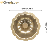 ราคา ChicHaven 1ชิ้น4นิ้วถาดเค้กขนาดเล็กแบบไม่ติดแม่พิมพ์อบแป้งทำจากเหล็กกล้าคาร์บอนรูปทรงดอกไม้สำหรับบราวนี่คัพเค้กพุดดิ้งมัฟฟิน (22666143010)