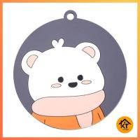 ราคา จานรองแก้ว ที่รองแก้วซิลิโคน ลายการ์ตูน แผ่นรองแก้ว จานรองแก้ว กันความร้อน กันน้ำ KT805 (19608816509)
