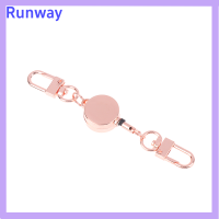 ราคา RunwayRendezvous ห่วงโลหะกันขโมย21มม ดึงได้ง่ายที่แขวนกุญแจได้พวงกุญแจยืดหยุ่นชิ้นส่วนพยาบาลพวงกุญแจแบบยืดหดได้แบบสปอร์ต (22536183807)