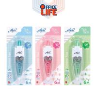 ราคา Elfen เอลเฟ่น เทปลบคำผิด ลิควิด รุ่น Tick Tack เทปยาว 6m 1 ชิ้น คละสี (22092758840)
