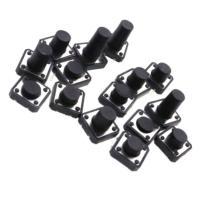 ราคา แพ็ค 4ตัว tact switch สวิตช์ 12x12x6 6mm 12x12x12mm micro switch (16141400730)