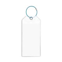 ราคา Waterproof Luggage Tag Transparent Steel Loops Thick PVC Cruise Tag Zip Seal Tag Holder for Royal Caribbean Celebrity Cruise Travelers Vacation Cruise Ship (22494301874)