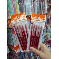 ราคา ปากกาแดง Pencom ชุด5แท่ง สินค้าพร้อมส่ง 007689 (23022730113)