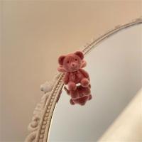 ราคา Temperament Ring Cartoon All match Popular Jewelry Trend Now Handmade Plush Bear Accessories Ring Eye catching Unique Bear Ring (22482706119)