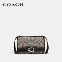 ราคา COACH กระเป๋าสะพายข้างผู้หญิงรุ่น Bandit Crossbody In Signature Textile Jacquard สีดำ CD726 LHUW7 (17228346414)