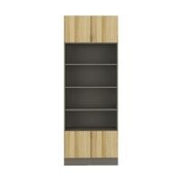 ราคา SB Design Square KONCEPT FURNITURE ตู้เก็บของ ขนาด 80 ซม รุ่น Contini Plus สีไม้โทนอ่อน 80x45x220 ซม (22042563859)