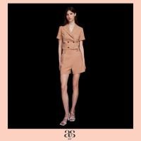 ราคา asv aw23 Benita High Waisted Shorts กางเกงผู้หญิง ขาสั้น เอวสูง แต่งกระดุมทอง (20629515000)