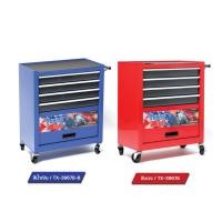 ราคา TEXAS BULL ตู้เครื่องมือรถเข็นมินิ 4ลิ้นชัก ตู้เก็บอุปกรณ์เเบบเข็นได้ สีแดง น้ำเงิน TX 39678 TX 39678 B (23009916173)