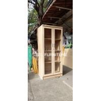 ราคา ส่งฟรีทั่วไทย ตู้อเนกประสงค์ ตู้กระจก ตู้โชว์ ตู้เก็บเอกสาร ตู้หนังสือ ตู้สีขาว ตู้เก็บของ ตู้ไม้ ขนาด 80 cm (10895744391)