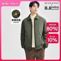 ราคา GIORDANO Men Jackets Turndown Collar Zip Front Padded Jackets Cargo Pockets Warm Simple Basic Fashion Casual Jackets 13074846 (22687707804)