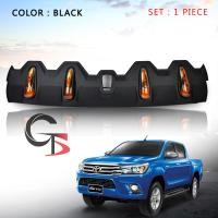 ราคา แก็ปหลังคาหน้า LED มีไฟ แก๊ปหลังคา คิ้วหลังคา แก๊ปหน้า บาร์หลังคา สีดำ ส้ม จำนวน 1ชิ้น โตโยต้า รีโว่ 2ประตู 4ประตู ปี 2015 2016 2017 Toyota Revo สินค้าราถูก คุณภาพดี (1367752223)