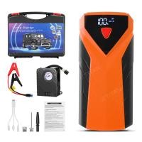 ราคา ใหม่ จั้มสตาร์ท พาวเวอร์แบงค์ 12V 99800mAh จั๊มสตาร์ท ชุดจั้มสตาร์ท Jump Start Power Bank แบตเตอรี่ สำรอง จั๊มแบต จั๊มรถ ไฟฉาย ในตัว (23111441508)