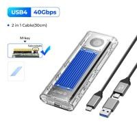 ราคา ORICO 40Gbps M 2 USB4 SSD NVMe พร้อมพัดลมทำความเย็น M2เคสปิด NVMe เข้ากันได้กับ Thunderbolt 3 4 USB3 2สำหรับ MacBook Pro TCM2 U4 (21051334264)