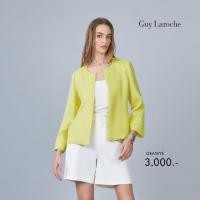 ราคา Guy Laroche Light jacket Airy คอกลม แขนยาว สีเขียวอมเหลือง GBAWYE (22971407770)