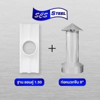 ราคา พร้อมส่ง หมวกจีนสแตนเลส ระบายอากาศ ระบายอากาศในครัว ใช้กับเครื่องดูดควัน ปล่องระบายอากาศ ระบายความร้อนในครัว (22271094728)