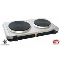 ราคา เตาไฟฟ้าหัวคู่ รุ่น HW HP02 ตัวเครื่องสแตนเลสทำความสะอาดง่าย หัวเตา2ขนาด เหมาะสมกับการใช้งานในการประกอบอาหาร ปรับอุณหภูมิได้ด้วยสวิทย์ (1830768608)