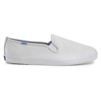ราคา Keds รุ่น Champion Core Slip On Leather รองเท้าผ้าใบหนัง ผู้หญิง สี WHITE WH48600 (21857260965)