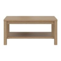 ราคา Koncept Furniture โต๊ะกลางไม้ล้วน รุ่น Timbur สีแคชชูโอ๊ค 90x55x42 ซม (22662846193)