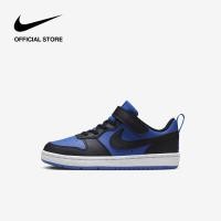 ราคา Nike Kids Court Borough Low Recraft Ps Shoes Game Royal (22821976686)
