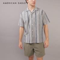 ราคา American Eagle Button Up Poolside Shirt เสื้อเชิ้ต ผู้ชาย แขนสั้น NMSH 015 6273 425 (22239559774)