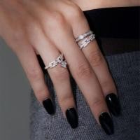 ราคา SWAN Timeless Chain Curve Ring V1 แหวนเงินแท้ ลายโซ่ cubic zirconia (21995152285)