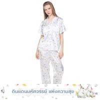 ราคา Wacoal X Meraki Alice Collection เซทชุดนอนกันโป๊แขนสั้น ขายาว ลายกระต่ายฮีสเตอร์ รุ่น WN7D35 สีขาว WH (21846304003)