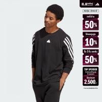 ราคา adidas ไลฟ์สไตล์ เสื้อยืดแขนยาว Future Icons 3 Stripes ผู้ชาย สีดำ IC3755 (22440842649)