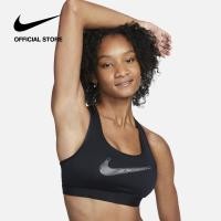 ราคา Nike Womens Dri Fit Swoosh Padded Medium Support Sports Bra Black ไนกี้ สปอร์ตบราผู้หญิงซัพพอร์ตระดับกลางเสริมฟองน้ำ Dri Fit Swoosh สีดำ (22326094762)