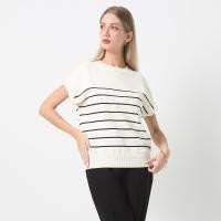 ราคา ESPADA เสื้อนิตลายทาง ผู้หญิง สีงาช้าง I Striped Knit Top I 04951 (23091571986)