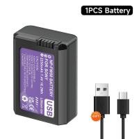 ราคา PALO NP FW50 USB แบตเตอรี่เหมาะสำหรับ Sony ZV E10 ZV E10 Alpha A6500 A6000 A5000 A3000 NEX 3 A7R a7S 2PCS (22898617422)