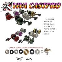 ราคา รอกเบทกลม VIVA CASTPRO NEW กล่องฟ้า2024 ลูกปืน 3 1 ดีไซน์ใหม่ เหมาะสำหรับตกหน้าดิน หมายธรรมชาติ (22735470150)