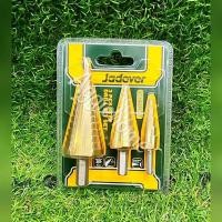 ราคา JADEVER ดอกเจาะสเต็ป ดอกทรงเจดีย์ 3 ตัวชุด รุ่น JDJD3401 ดอกเจาะ Step Drill ดอกสว่าน (21367857338)