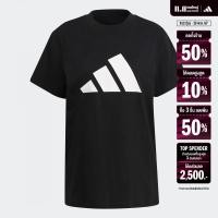 ราคา adidas Lifestyle adidas Sportswear Future Icons Logo Graphic Tee Women Black H24100 (22434735595)