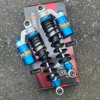 ราคา โช๊คหลังโชบิ CHOBI มีกระปุก สติ๊กเกอร์ohlins เวฟ WAVE ดรีม 320MM ปรับสปริงได้ โช๊คหลังเวฟ โช๊คโชบิน (22906508263)